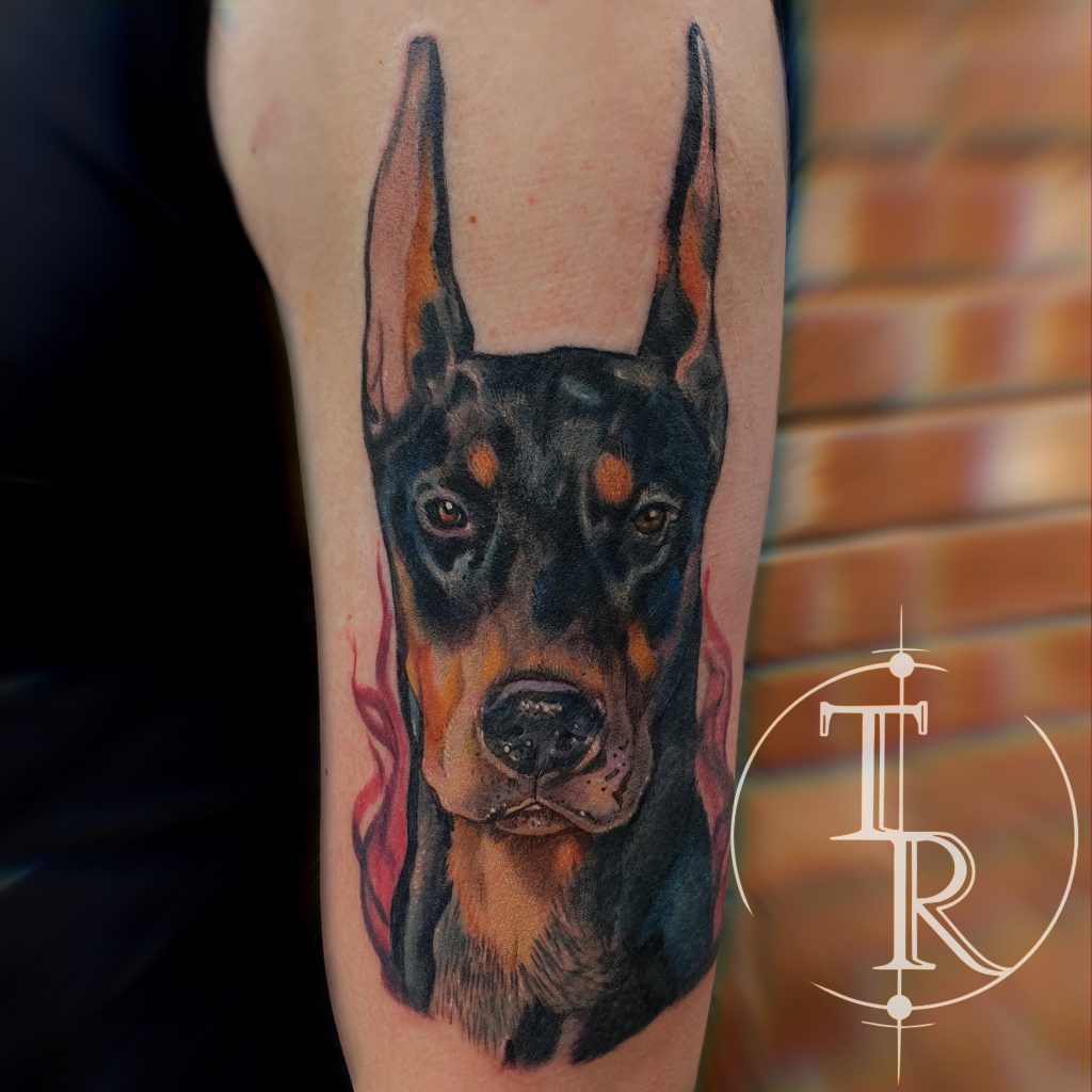 Realism tattoo portfolio Chesterfield example from Tabula Rasa Tattoo Studio