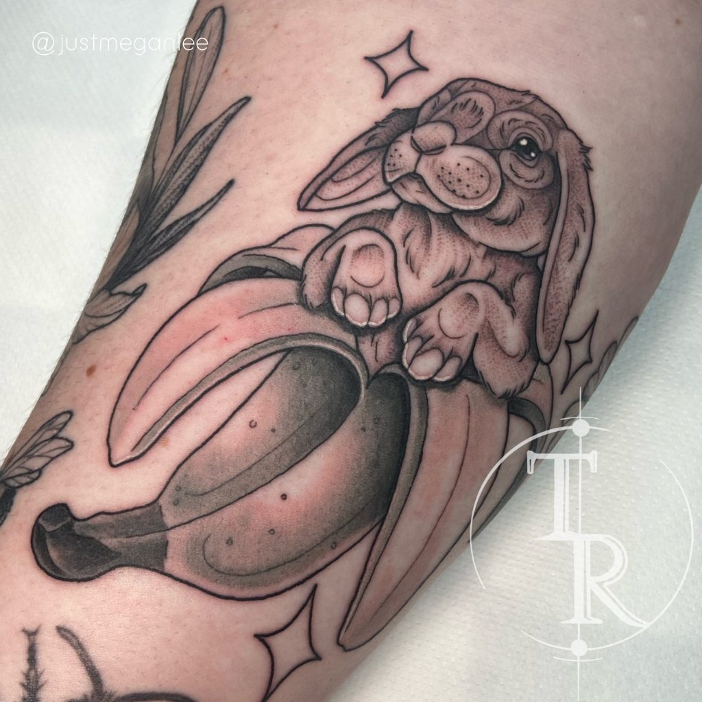 Black and Grey tattoo portfolio Chesterfield example from Tabula Rasa Tattoo Studio