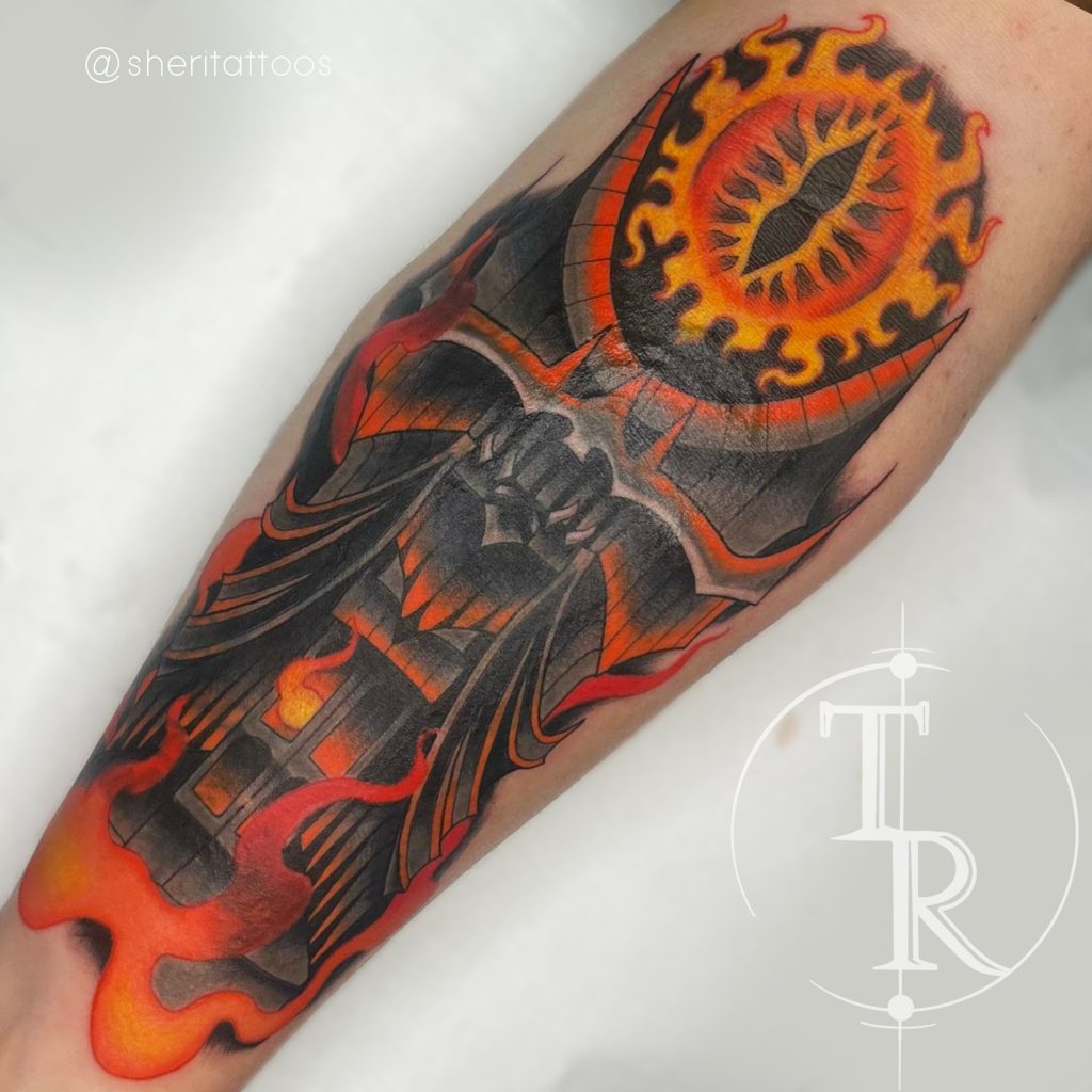 Colour tattoo portfolio Chesterfield example from Tabula Rasa Tattoo Studio