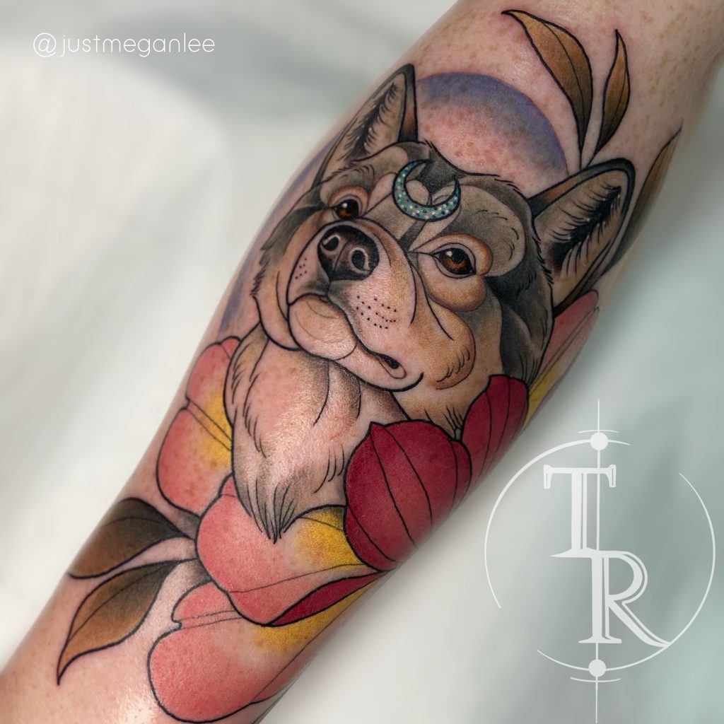 Neo Traditional tattoo portfolio Chesterfield example from Tabula Rasa Tattoo Studio